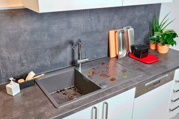 Schock Küchenarmatur EPOS SB ausziehbar, Rückflussverhinderer,Wasserspar-Perlator, Schwenkber. 180°