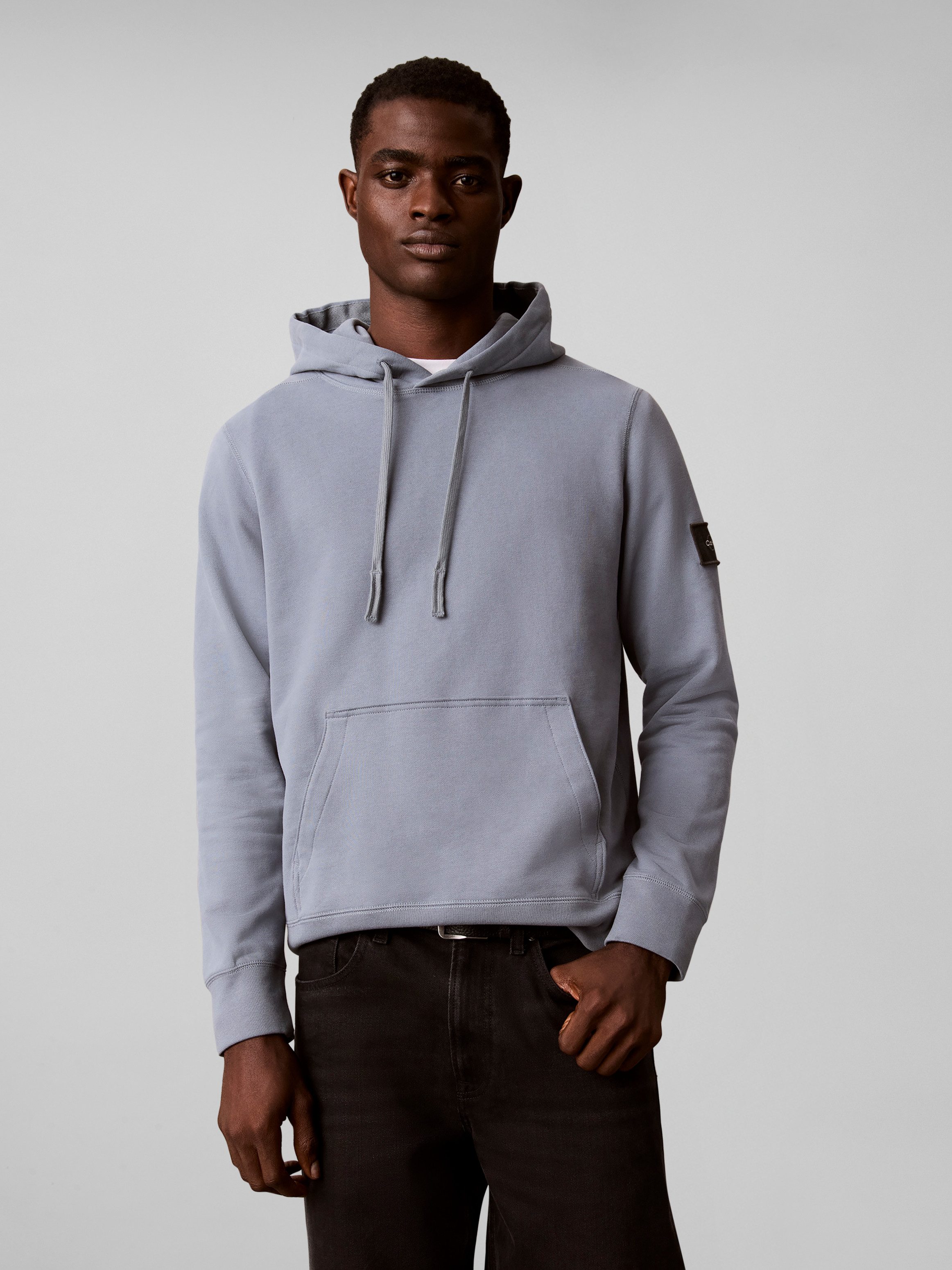 Calvin Klein Jeans Kapuzensweatshirt BADGE HOODIE Regular fit, Badge, Kängurutasche