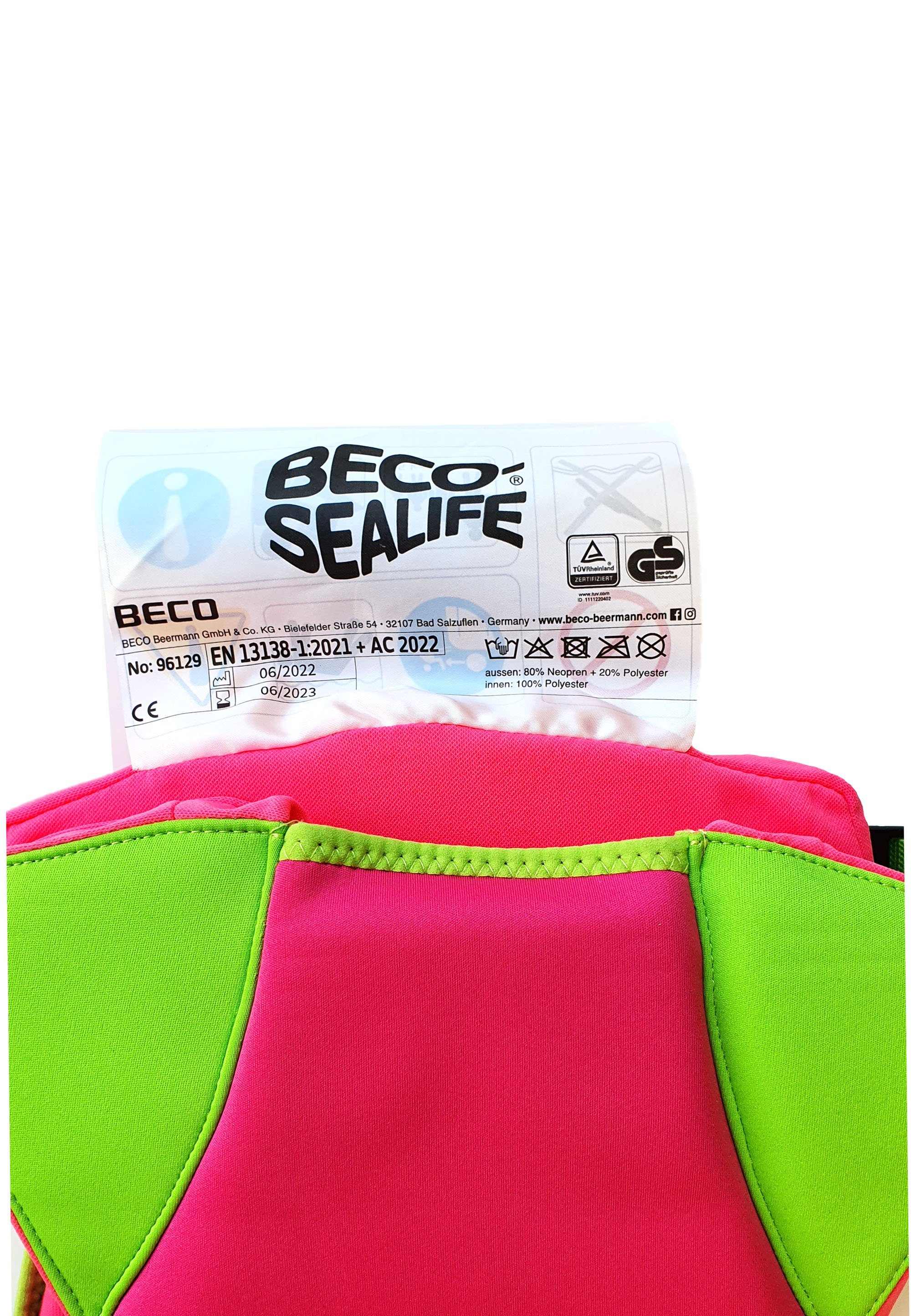 Beco Beermann Schwimmweste SEALIFE® EASY FIT, aus hautfreundlichem Neopren