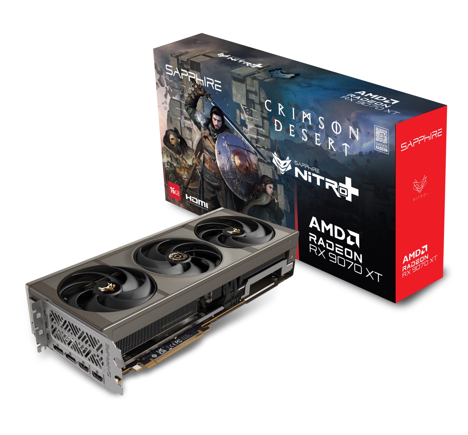 Sapphire NITRO+ AMD Radeon RX 9070 XT OC Crimson Desert Edition Grafikkarte
