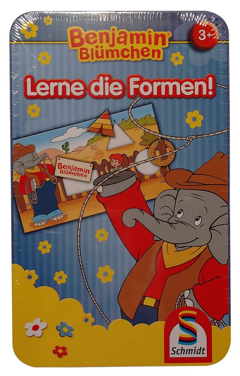 Schmidt Spiele Spiel Schmidt 51409 Benjamin Blümchen Mitbringspiel Kinderspiel in Dose, Benjamin Blümchen