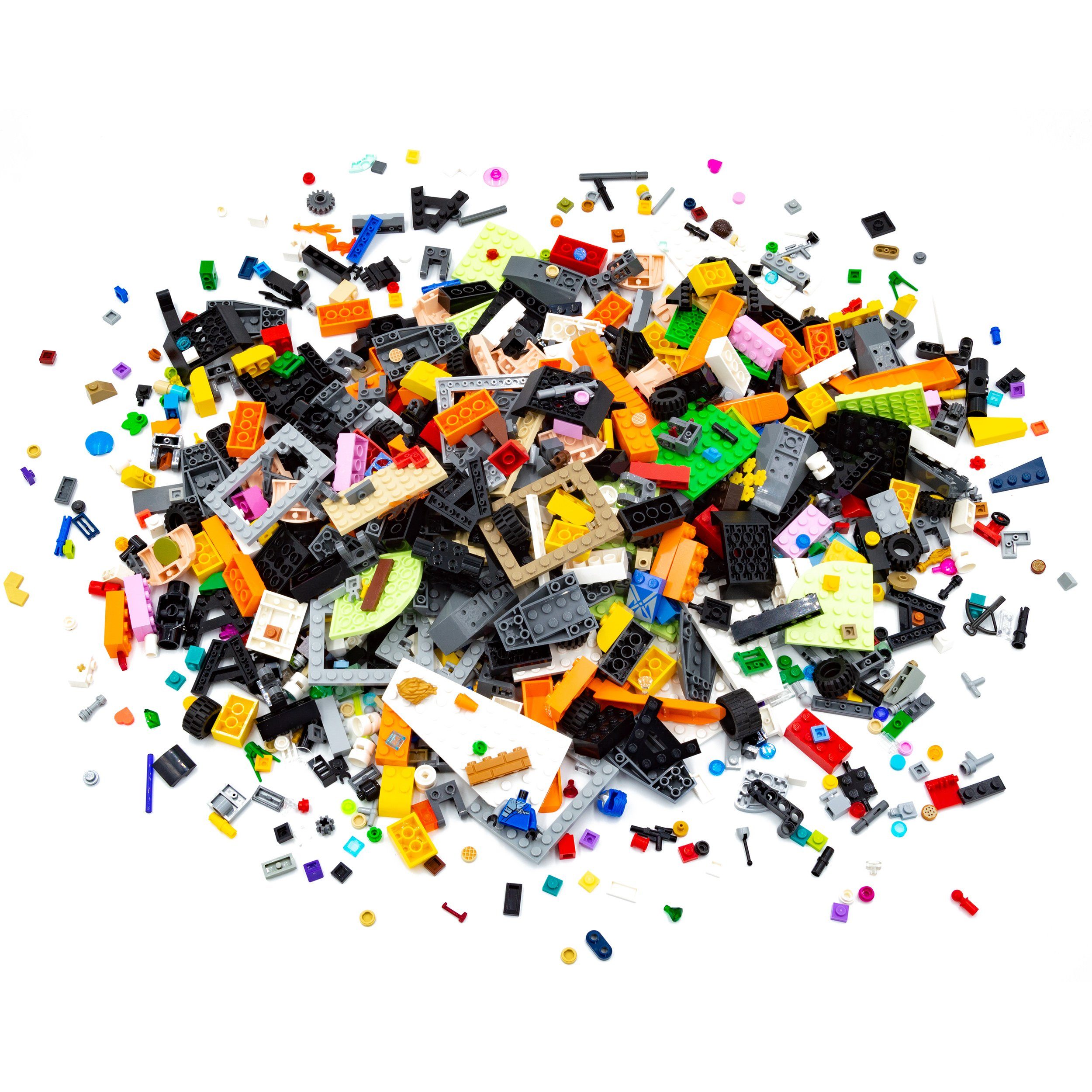 LEGO® 1kg – bunt gemischt, Steine/Räder/Platten/Fenster günstig online kaufen