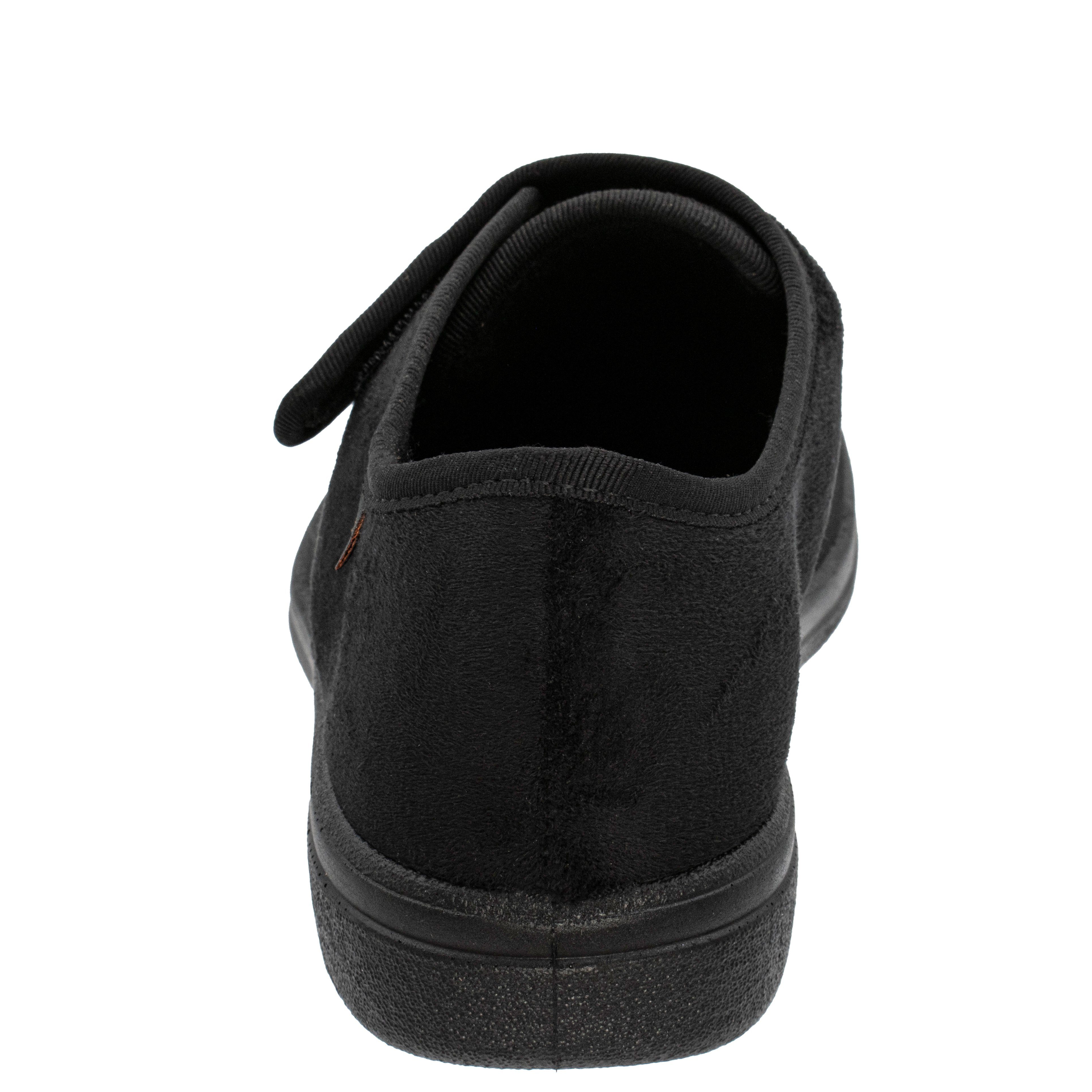 Fischer-Markenschuh Bad Wiessee Hausschuh aus Stretchmaterial, Frotteefutter, Weite L, Einlegesohle herausnehmbar – Bild 5 von 5