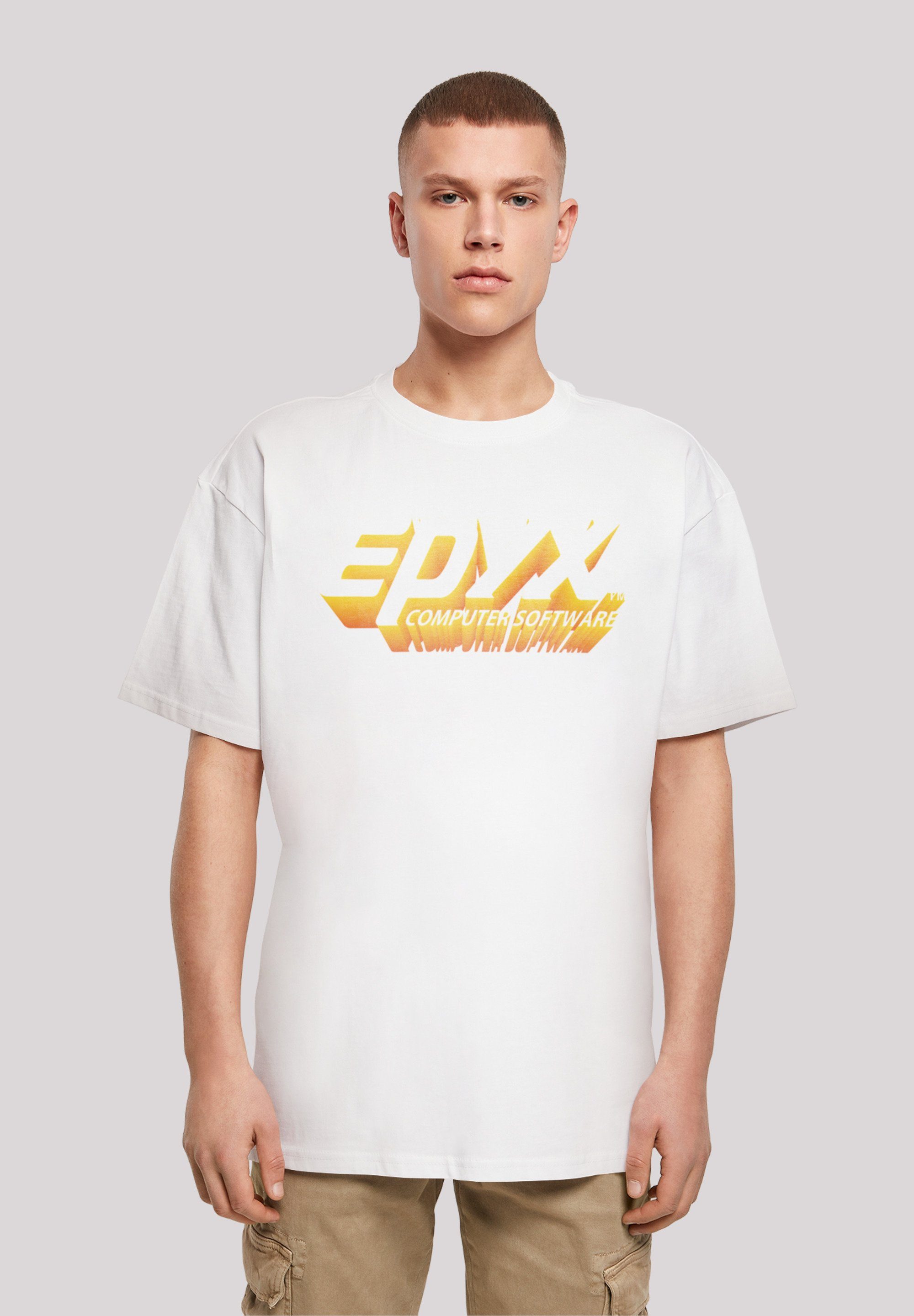 F4NT4STIC T-Shirt EPYX Logo 3D Print weiß