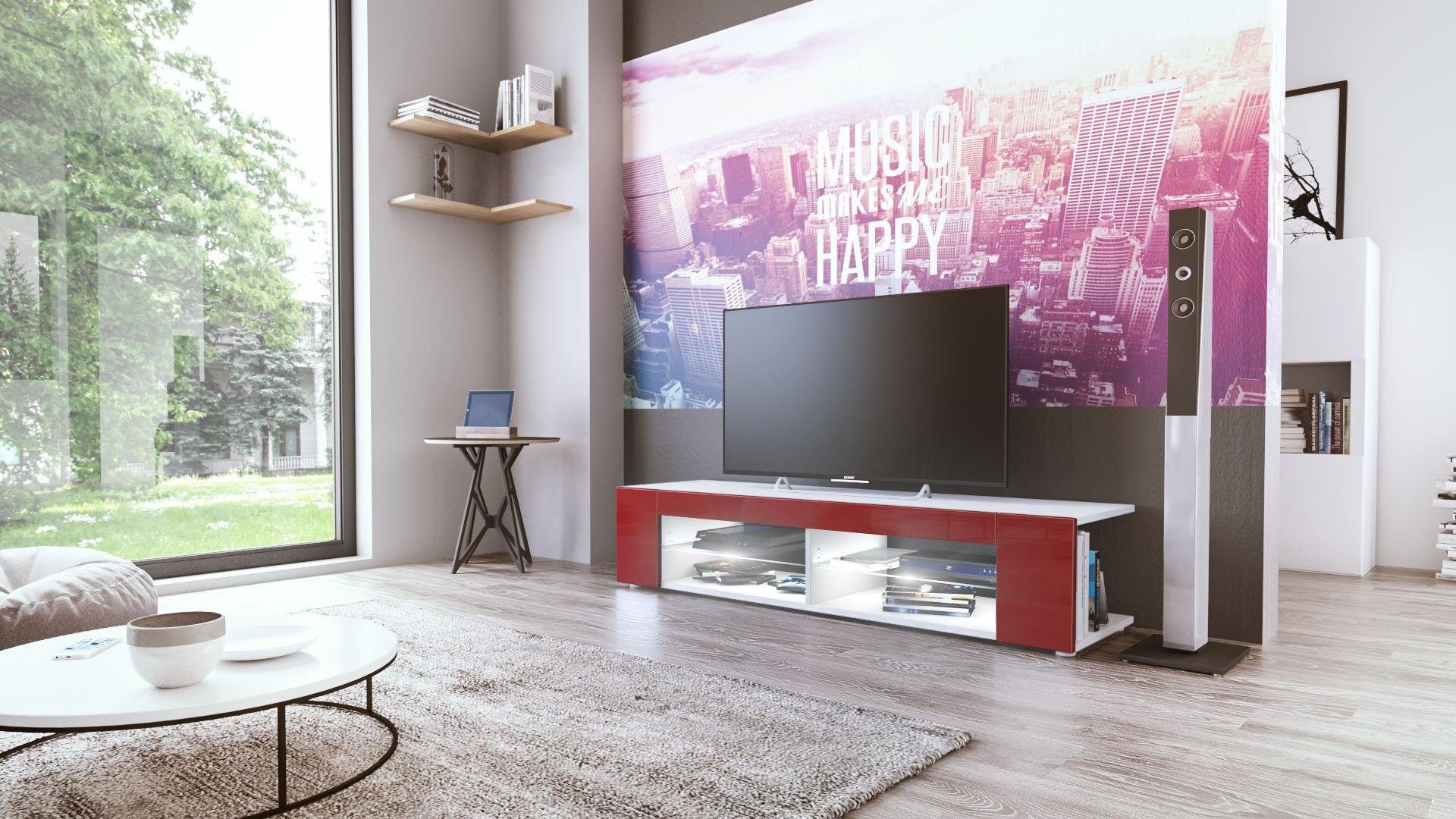 Vladon Lowboard Movie (TV-Kommode, mit 4 günstig online kaufen