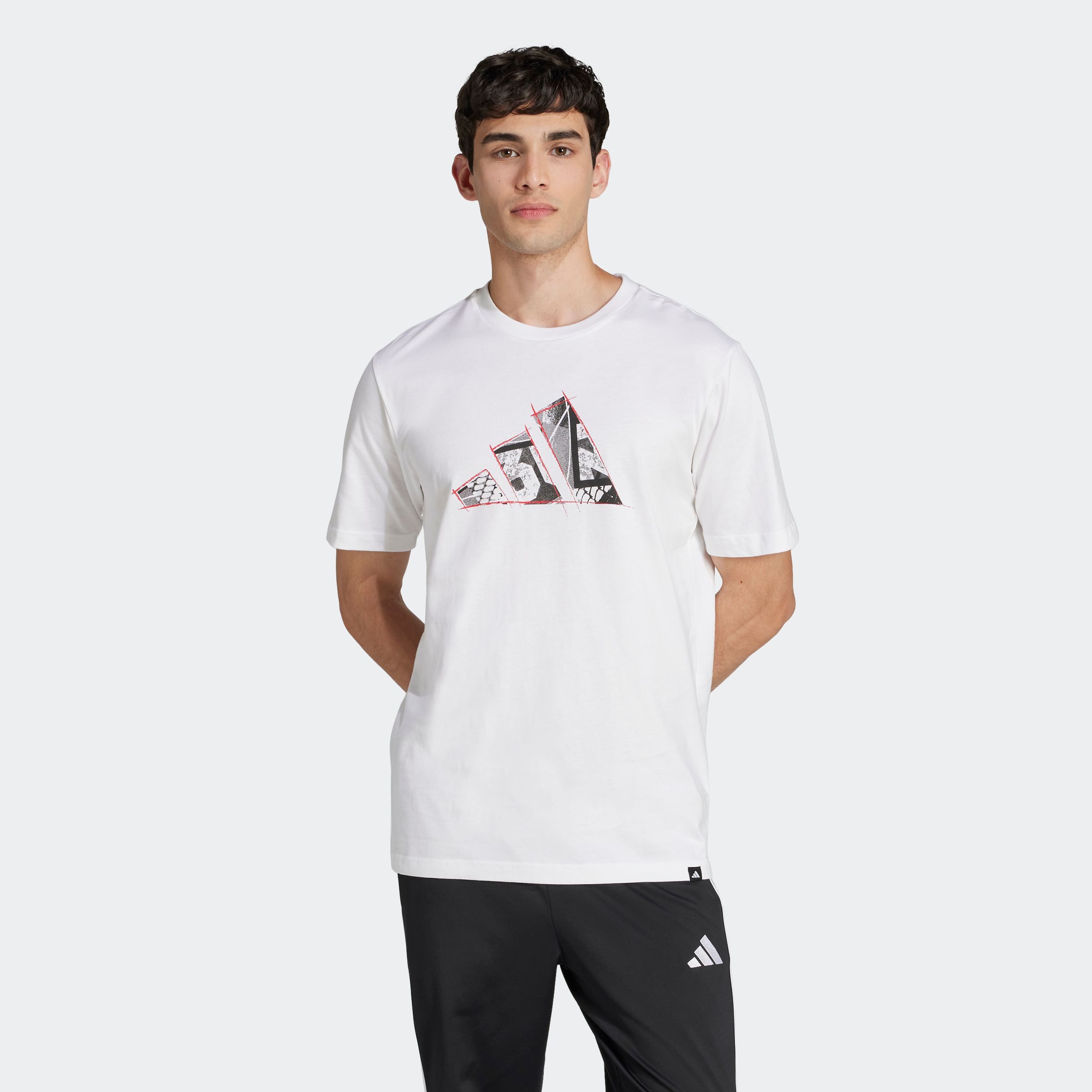 adidas Sportswear T-Shirt M PHOTO LOGO T sportlicher Stil, aus Baumwolle, p günstig online kaufen