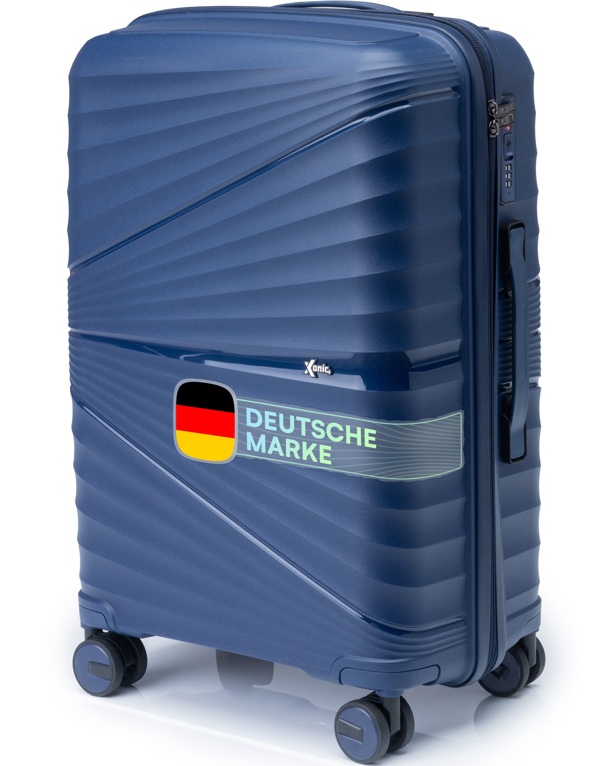 Xonic Koffer Xonic® Hartschalenkoffer Bruchsicherer Rollkoffer TSA-Reisekoffer, 4 Rollen