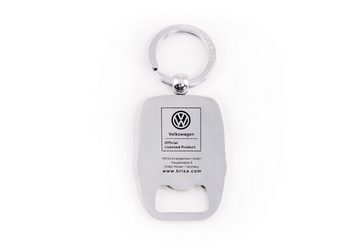 VW Collection by BRISA Schlüsselanhänger Volkswagen Schlüsselring mit Flaschenöffner im T3 Bulli Bus Design, Softemaille/Vernickelt