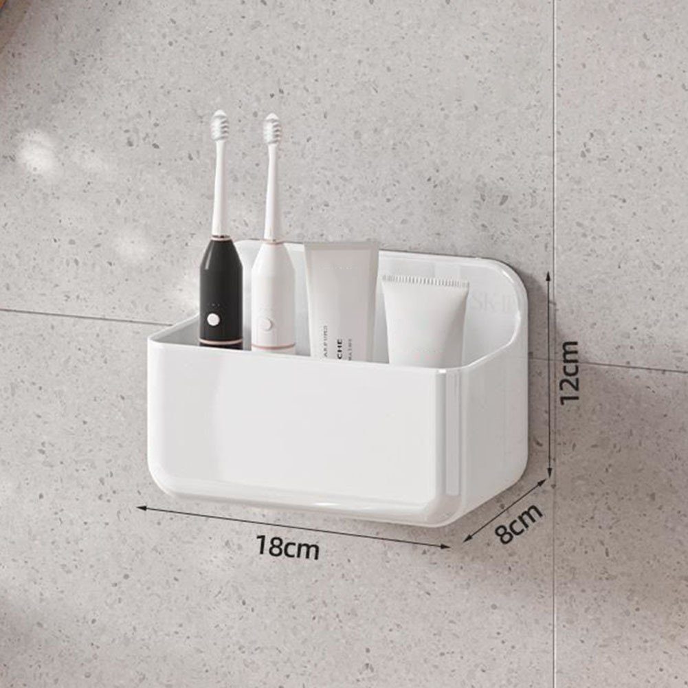 Wandmontage-Duschablage Für, Ohne white 1-tlg. Bohren, Duschregal bathroom Abfluss-Duschregal Blusmart shelf