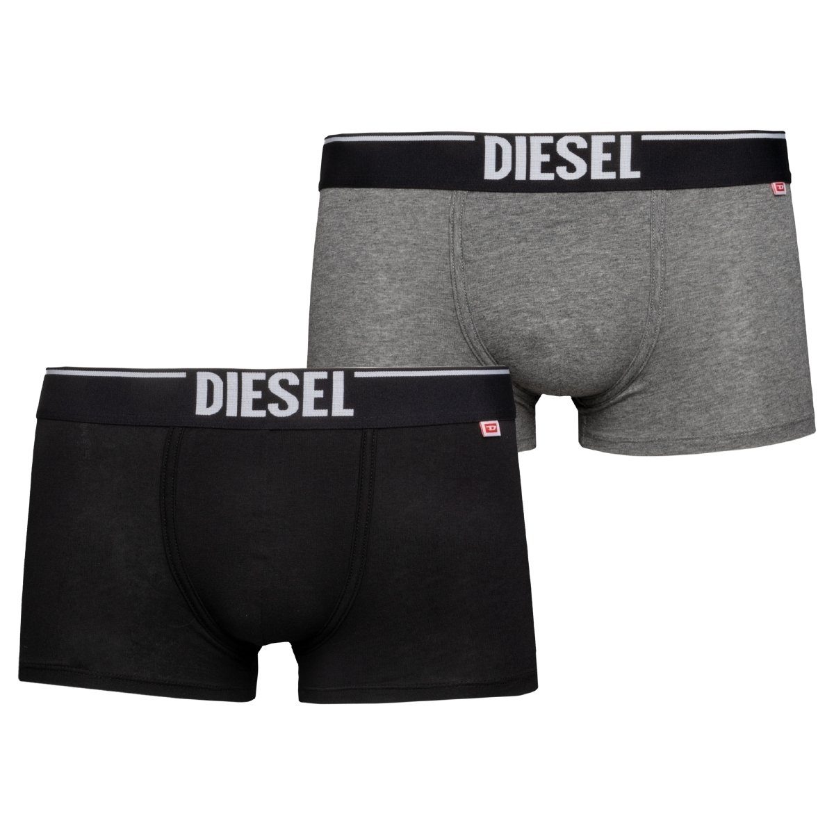 Diesel Boxershorts UMBX-DAMIEN 2er Pack Herren (2-St) grau