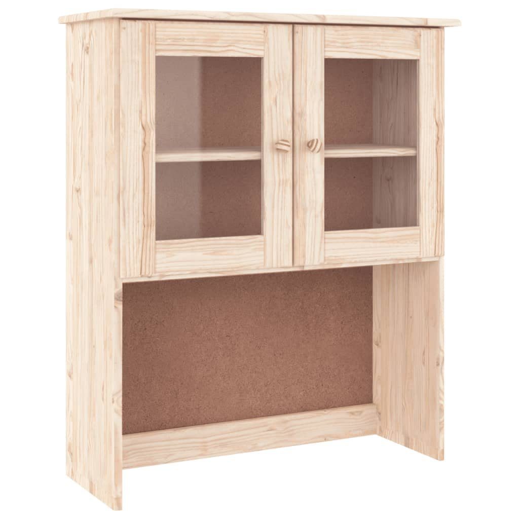 vidaXL Highboard Highboard ALTA 77x35x165 cm Massivholz Kiefer (1 St)