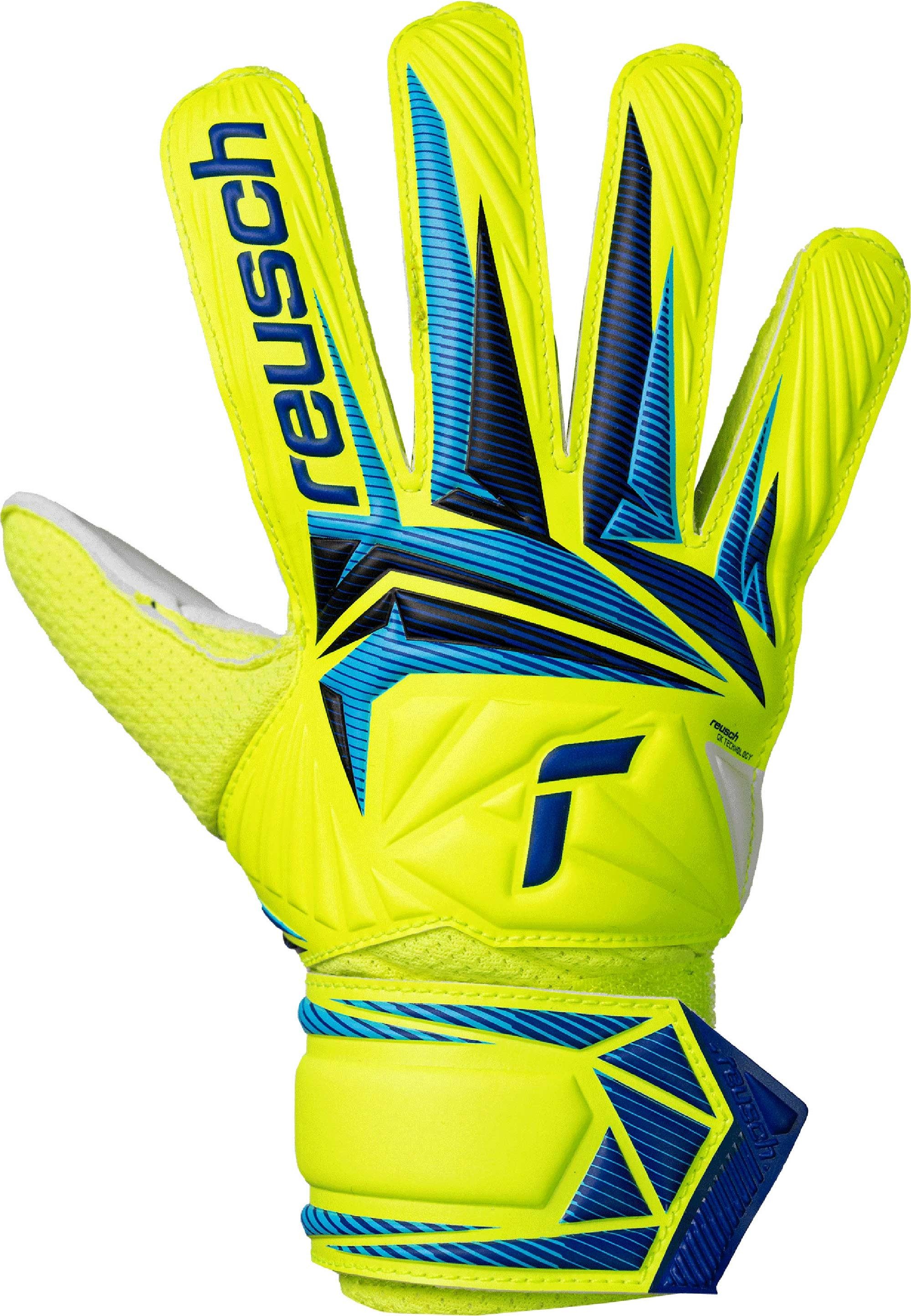 Reusch Torwarthandschuhe Attrakt Solid Junior mit hochelastischem, sicherem Verschluss
