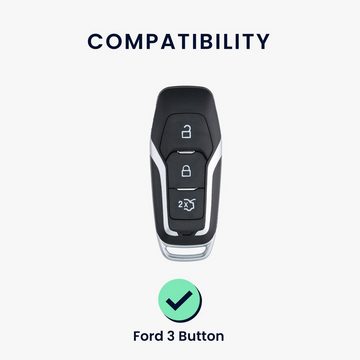 kwmobile Schlüsseltasche Autoschlüssel Hülle für Ford (1-tlg), Hardcover Schutzhülle - Schlüsselhülle Cover Case