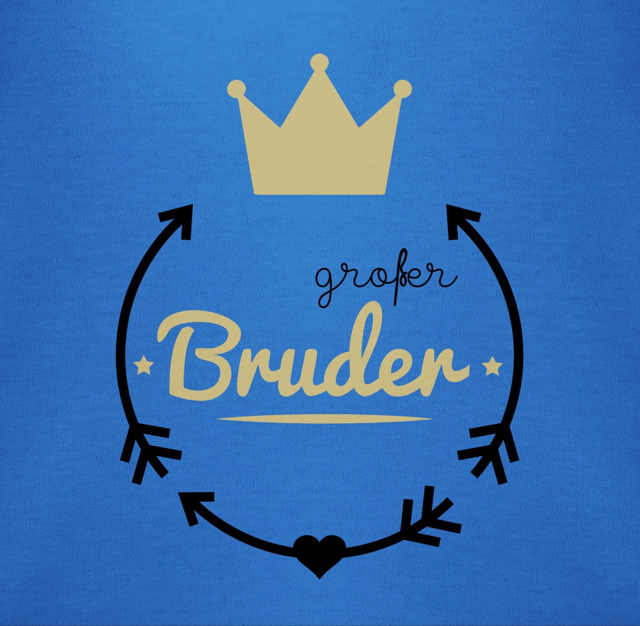 Großer Bruder - Shirtbody Großer Shirtracer Krone 2 Bruder Royalblau