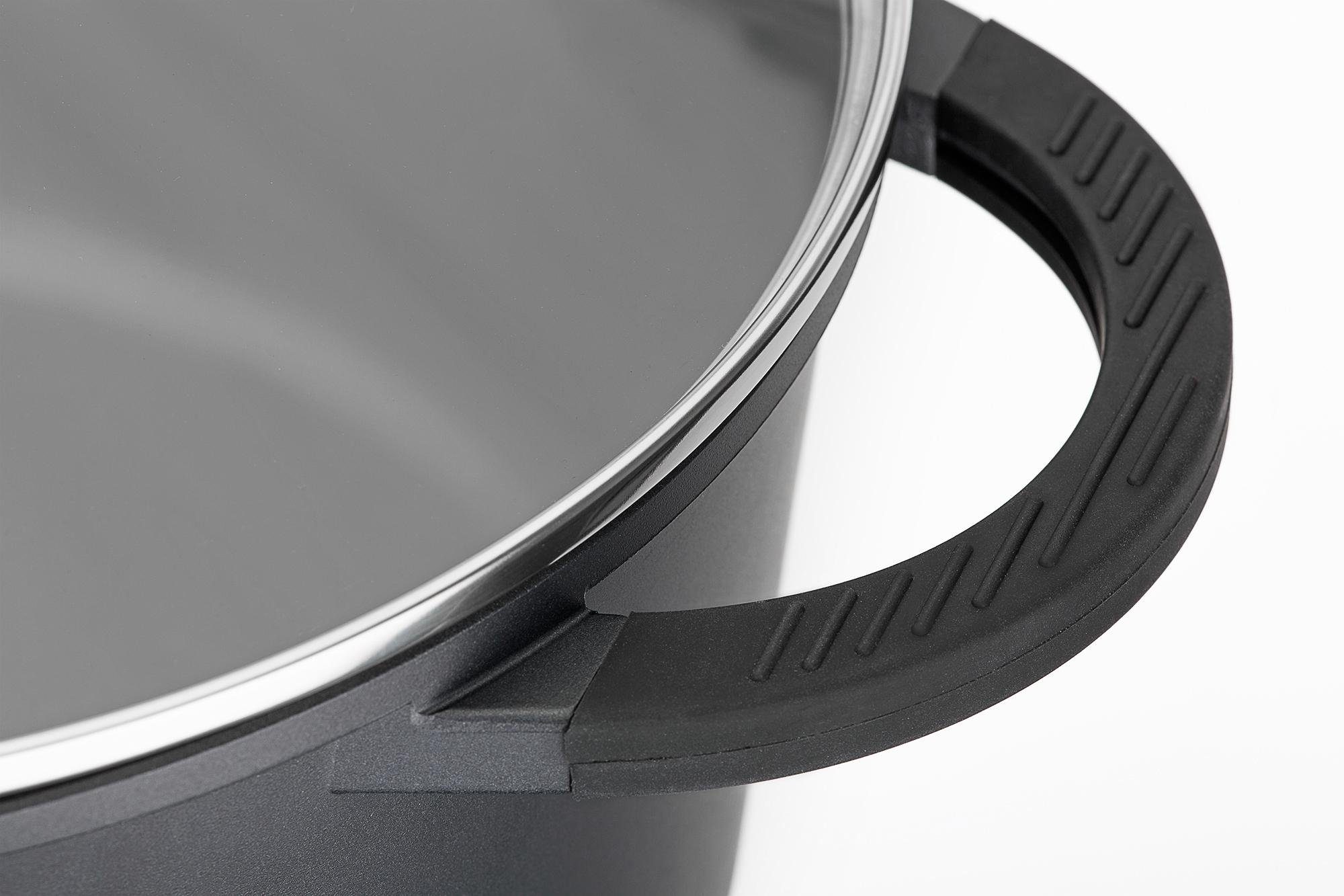 GSW Bräter SilcoGuss noir, Aluminiumguss (1-tlg), Induktion, incl. Literskala