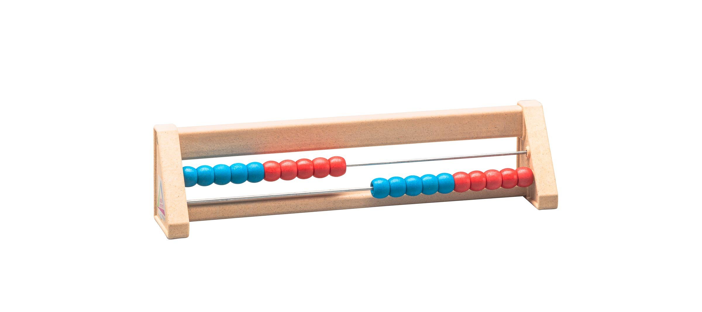 Wissner® aktiv lernen Lernspielzeug Rechenrahmen 20er Zahlenraum, RE-Wood® Abakus Rechenschieber, RE-Plastic®