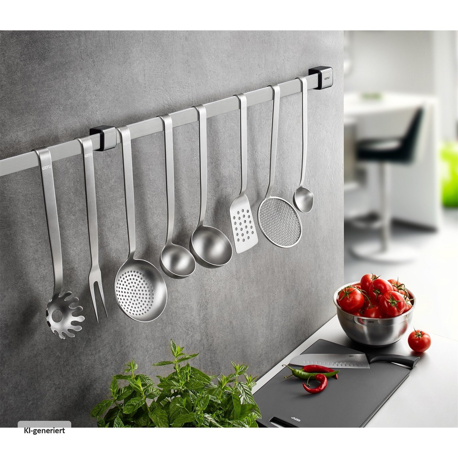 GEFU Hakenleiste Küchenleiste 50cm Smartline