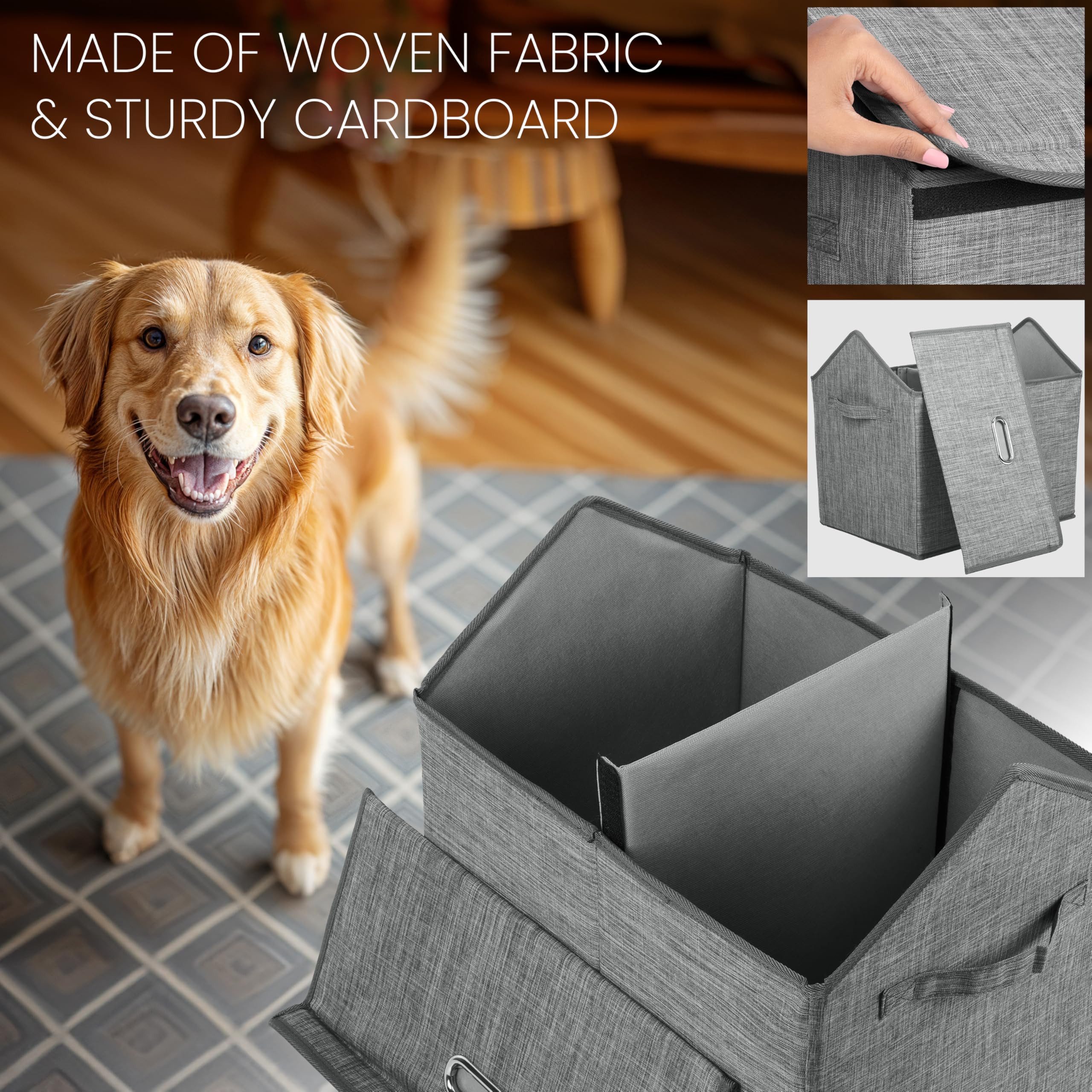 Belle Vous Aufbewahrungsbox Belle Vous Hundespielzeugbox günstig online kaufen
