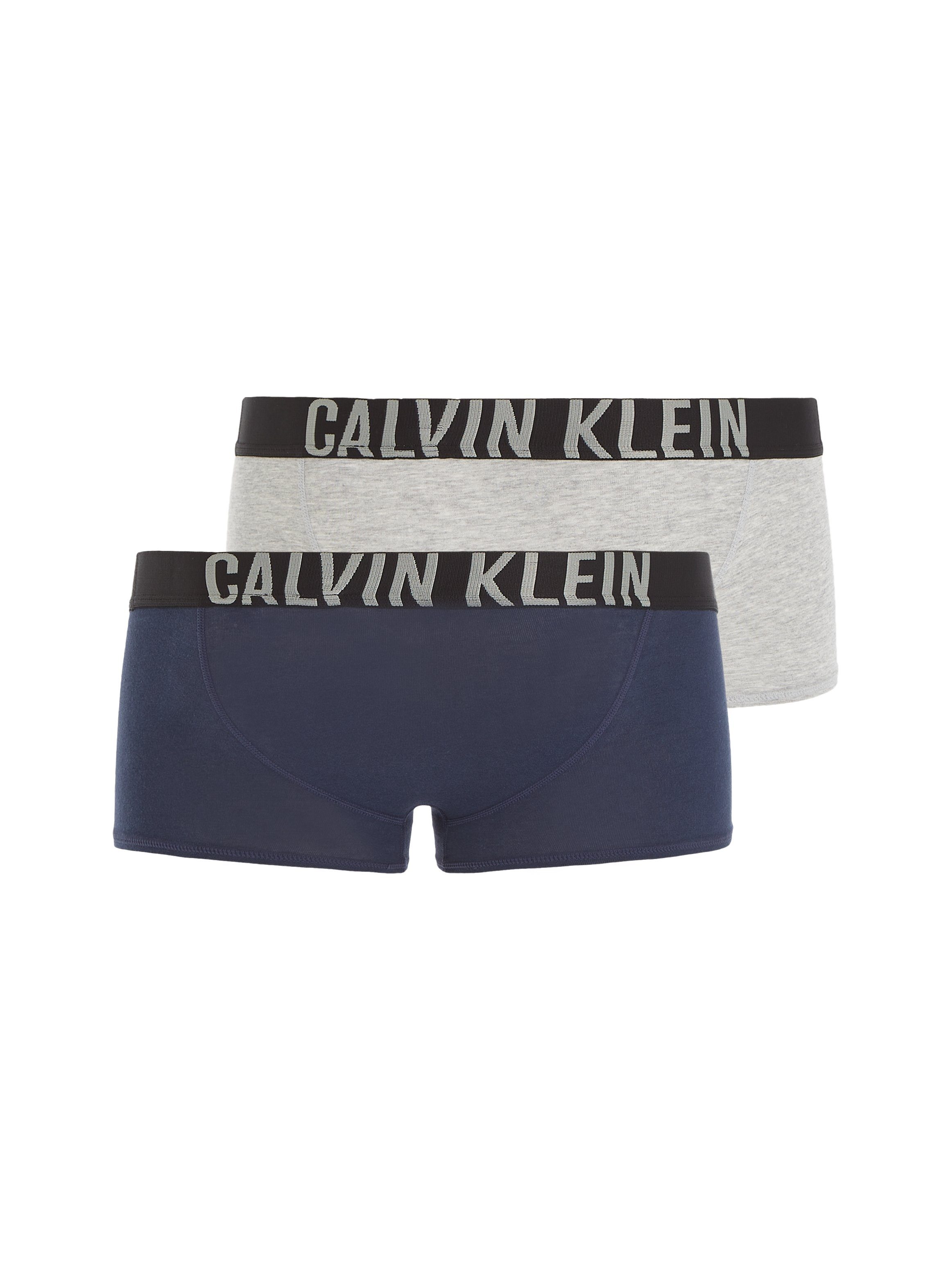 Calvin Kids navy Junior Power MiniMe Trunk Intenese Kinder Klein Underwear grau-meliert, (2-St)