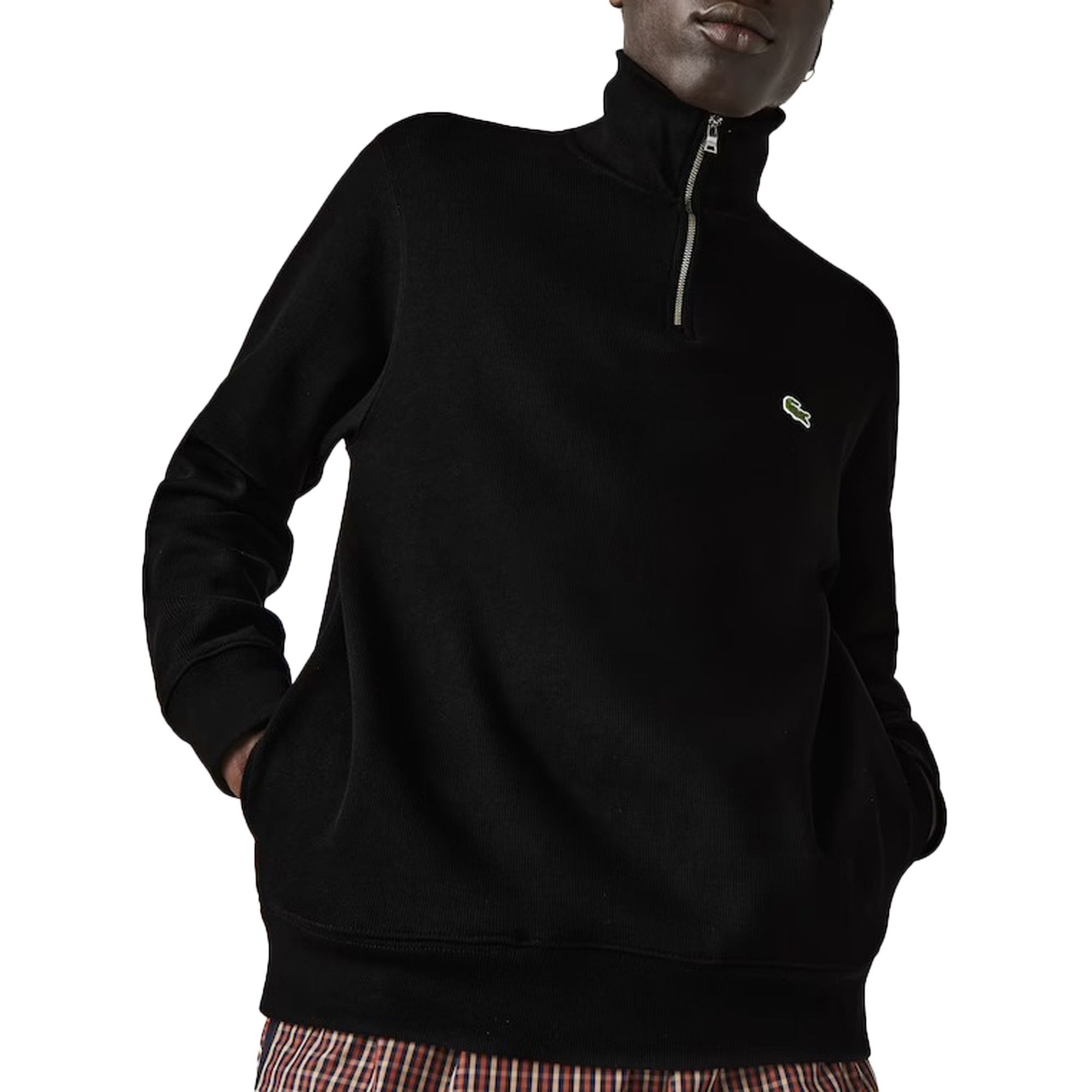 Lacoste Kapuzenpullover Herren Zip Stand-Up Collar Pullover günstig online kaufen