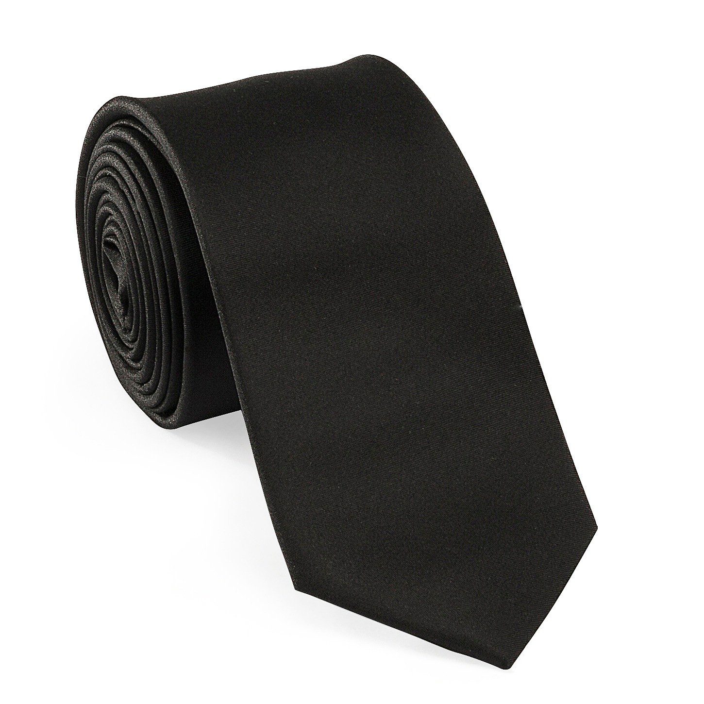 UNA Krawatte Krawatte - Plain - 5cm - Seide