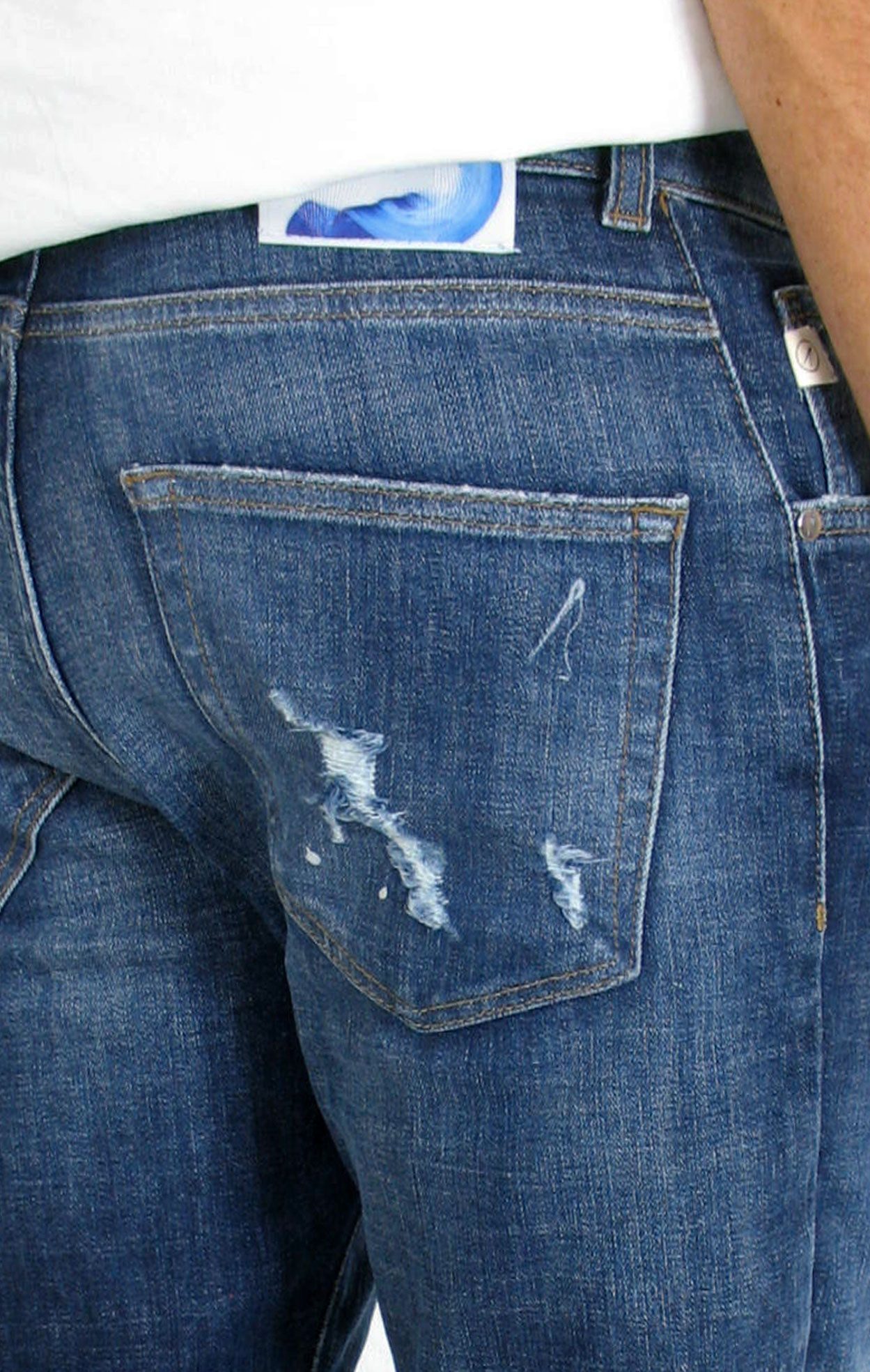 Goldgarn 5-Pocket-Jeans Herren NECKARAU - Skinny Cropped