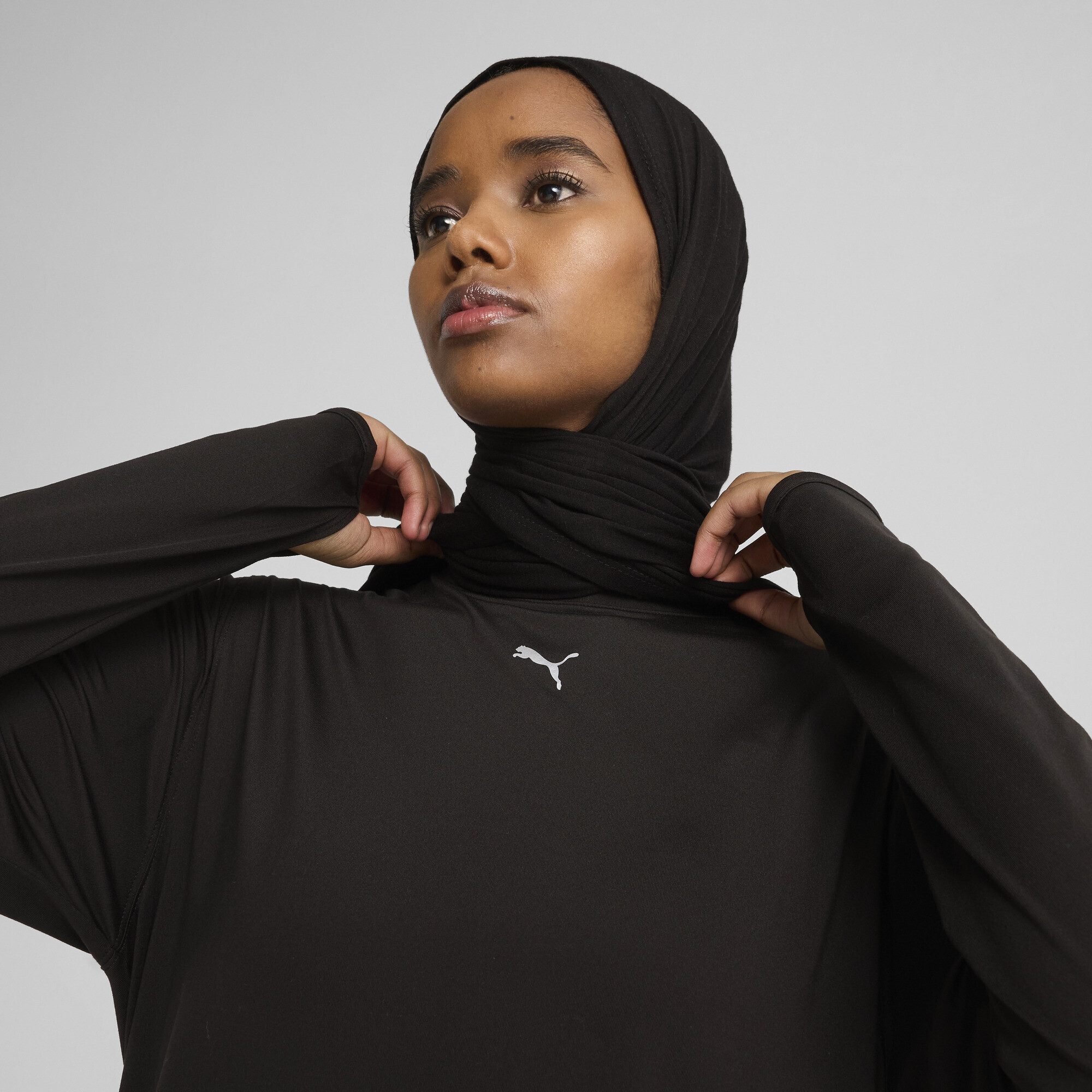 PUMA Trainingsshirt MODEST Oversized Longsleeve Damen