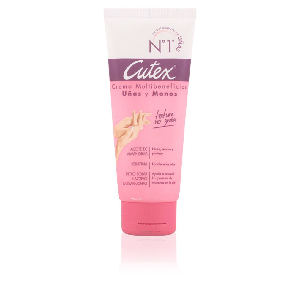 CUTEX Nagelpflegecreme CREMA MANOS Y UÑAS leche almendras 100ml