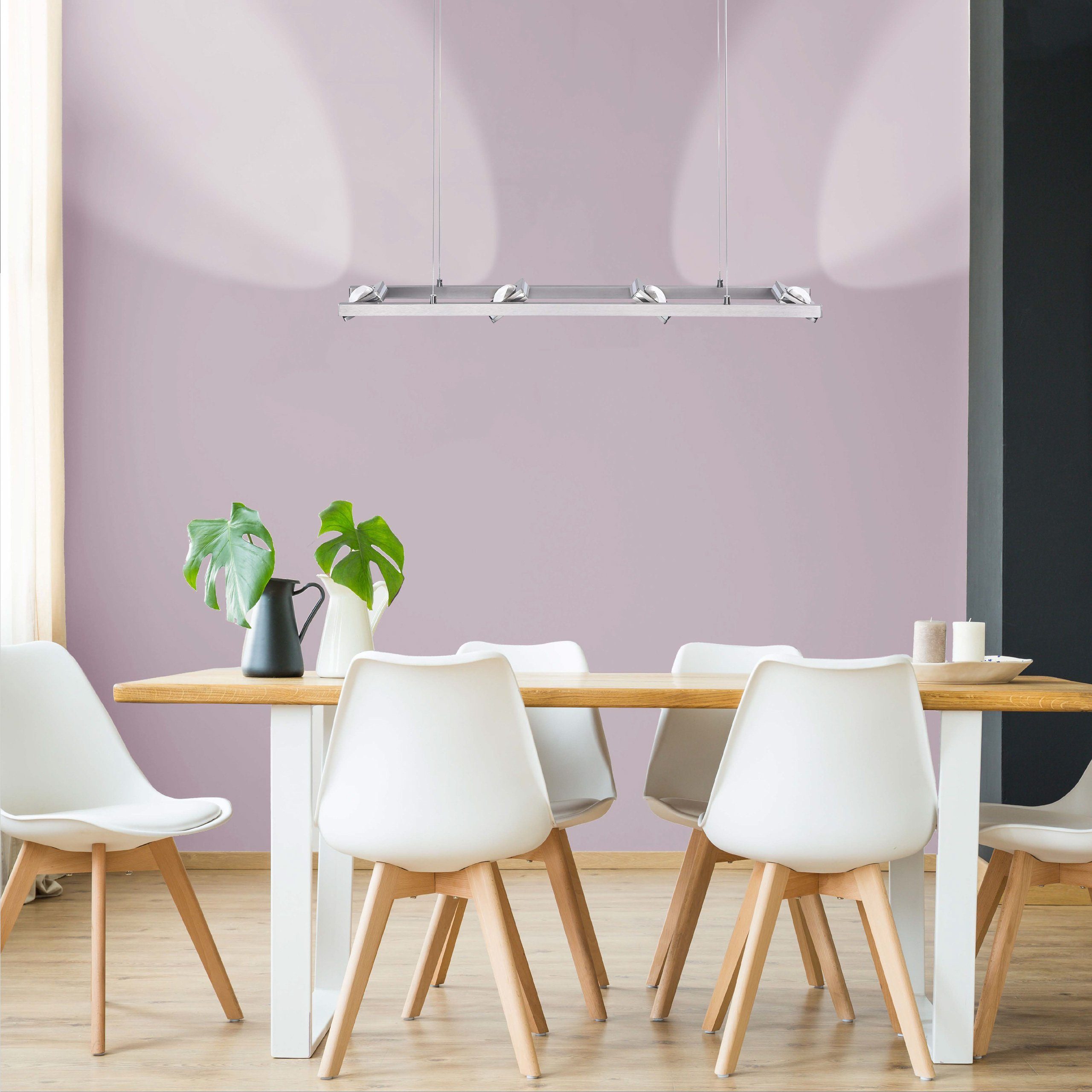 Paul Neuhaus Smarte LED-Leuchte LED Pendellampe Q-FISHEYE Smart Home, Smart Home, RGB+W-Farbregelung, Dimmfunktion, Memoryfunktion, mit Leuchtmittel, Warmweiß, RGB, Pendelleuchte Works with Alexa, APP Fernbedienung