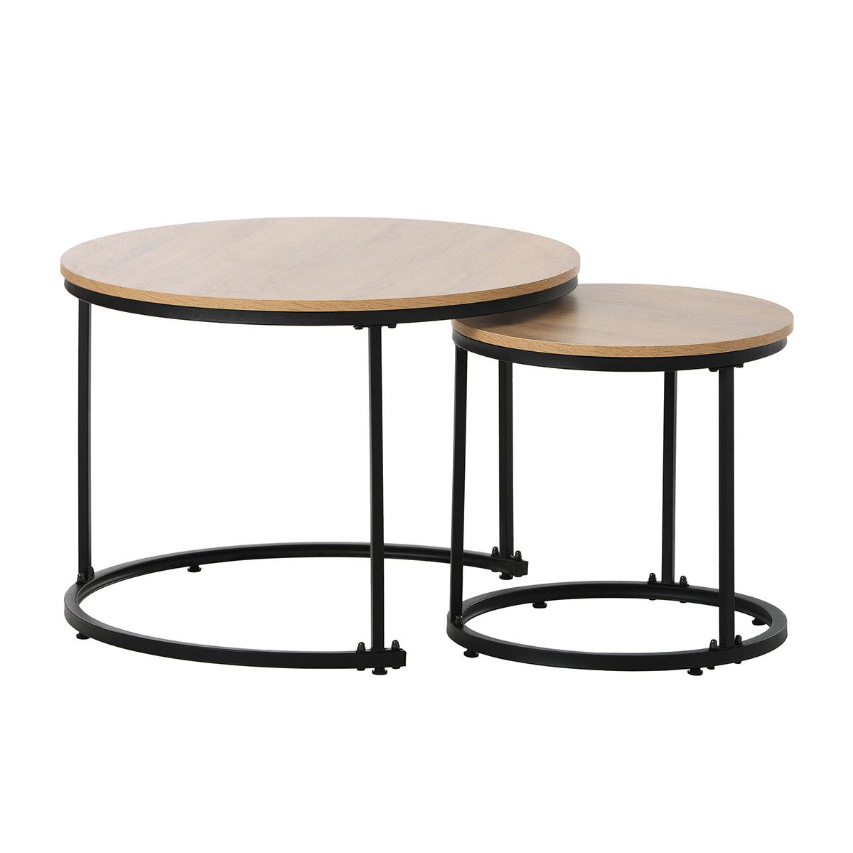 Couchtisch Couchtisch Runder Geschachtelter Beistelltisch