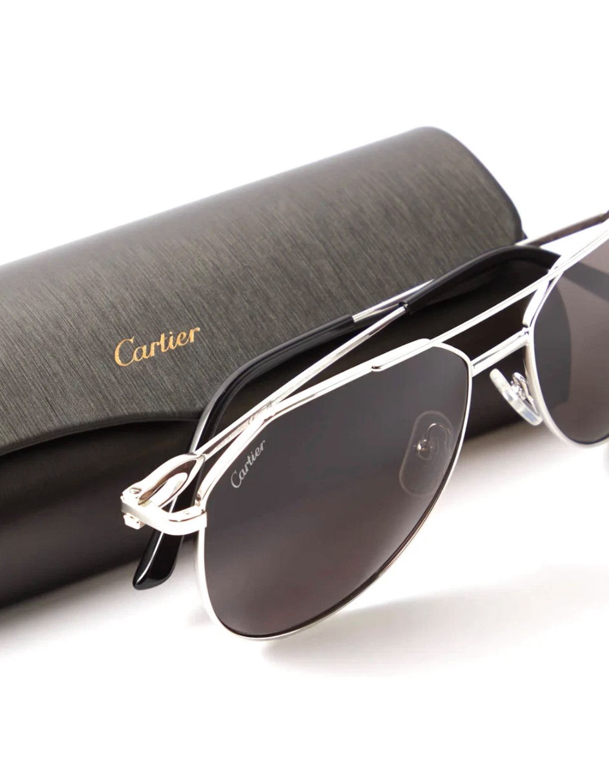 Cartier Sonnenbrille Signature C Aviator-Frame Brille Unisex mit charakteri günstig online kaufen