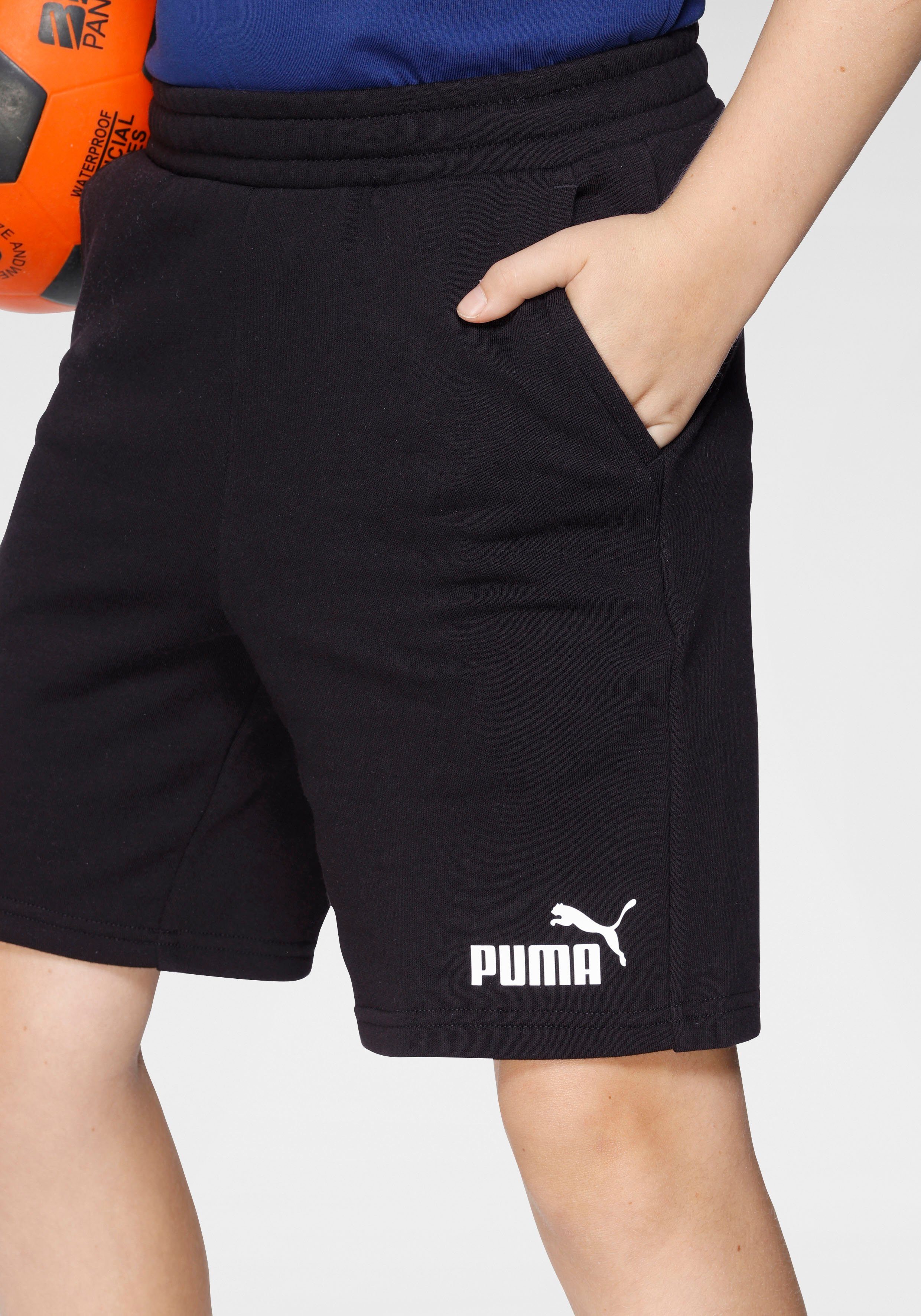 PUMA Shorts Black B Puma SWEAT ESS SHORTS