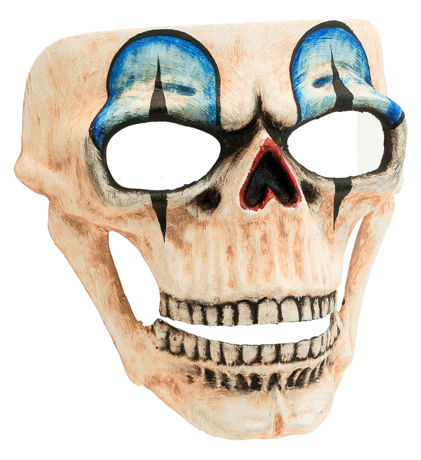 Widmann S.r.l. Verkleidungsmaske Halloween Totenkopf Maske 'Commedia dell`Arte', B