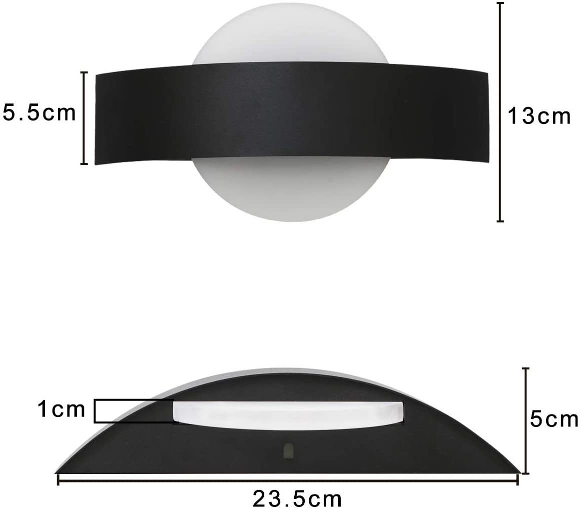 ZMH LED Wandleuchte Innen Wandlampe Wohnzimmer 6W aus Acryl Modern Bettlampe, LED fest integriert, Warmweiß. Reduzierter Preis € 25,99. Unverbindliche Preisempfehlung € 43,99