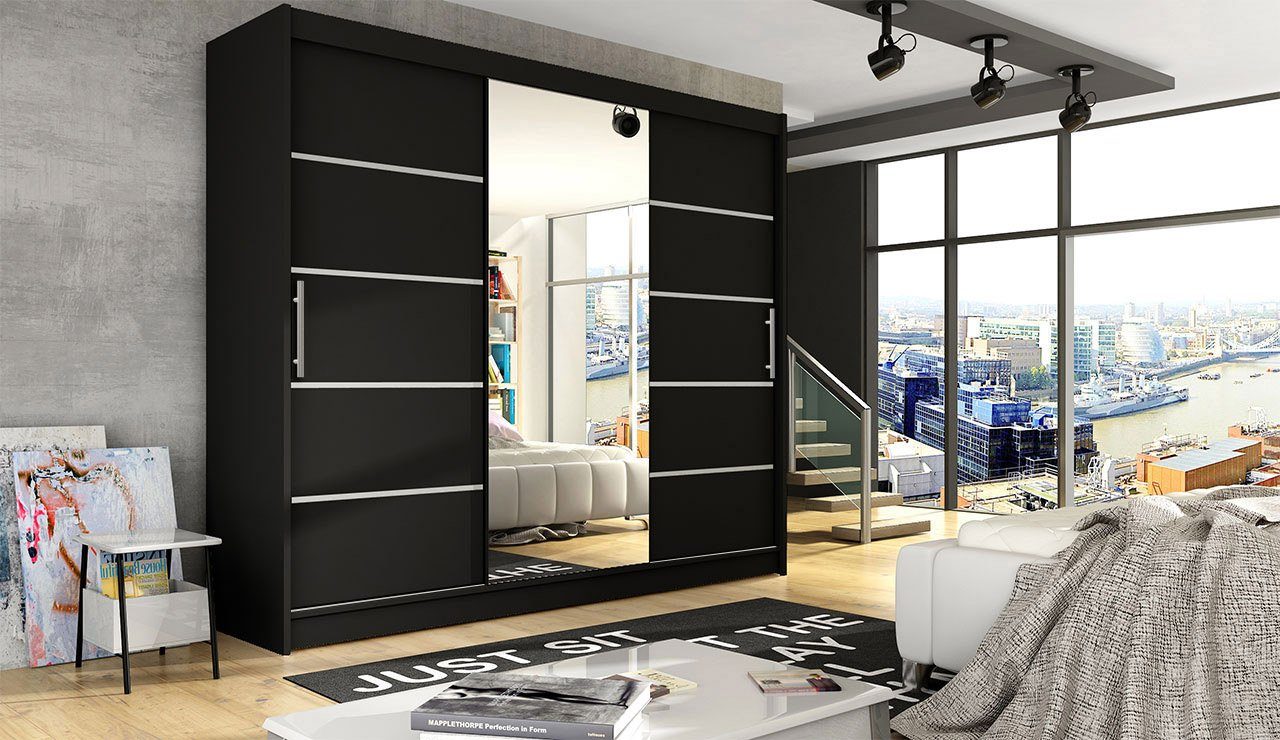 MIRJAN24 Kleiderschrank Aston VI (mit Schiebetüren günstig online kaufen