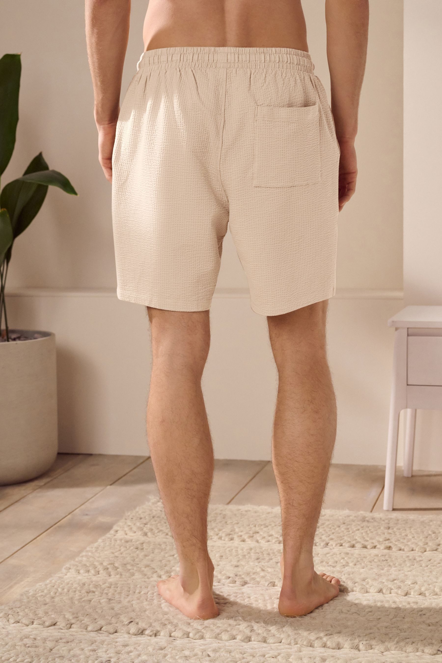 Next Pyjamahose Seersucker-T-Shirt und Shorts, 3er-Pack (3-tlg) günstig online kaufen