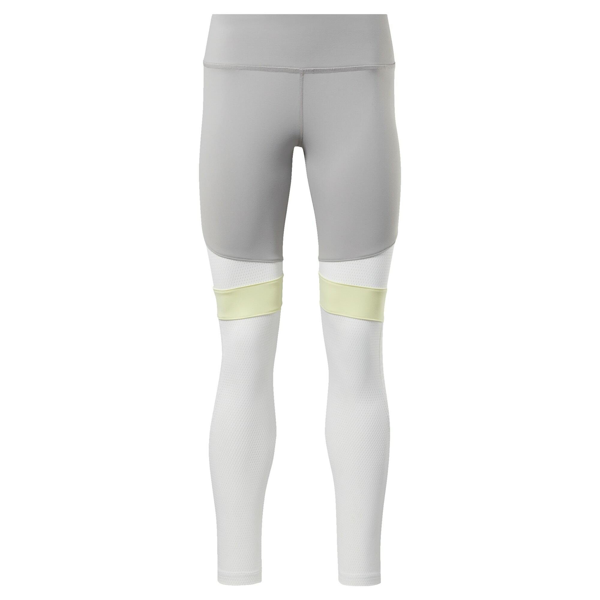 reebok lux color block tight