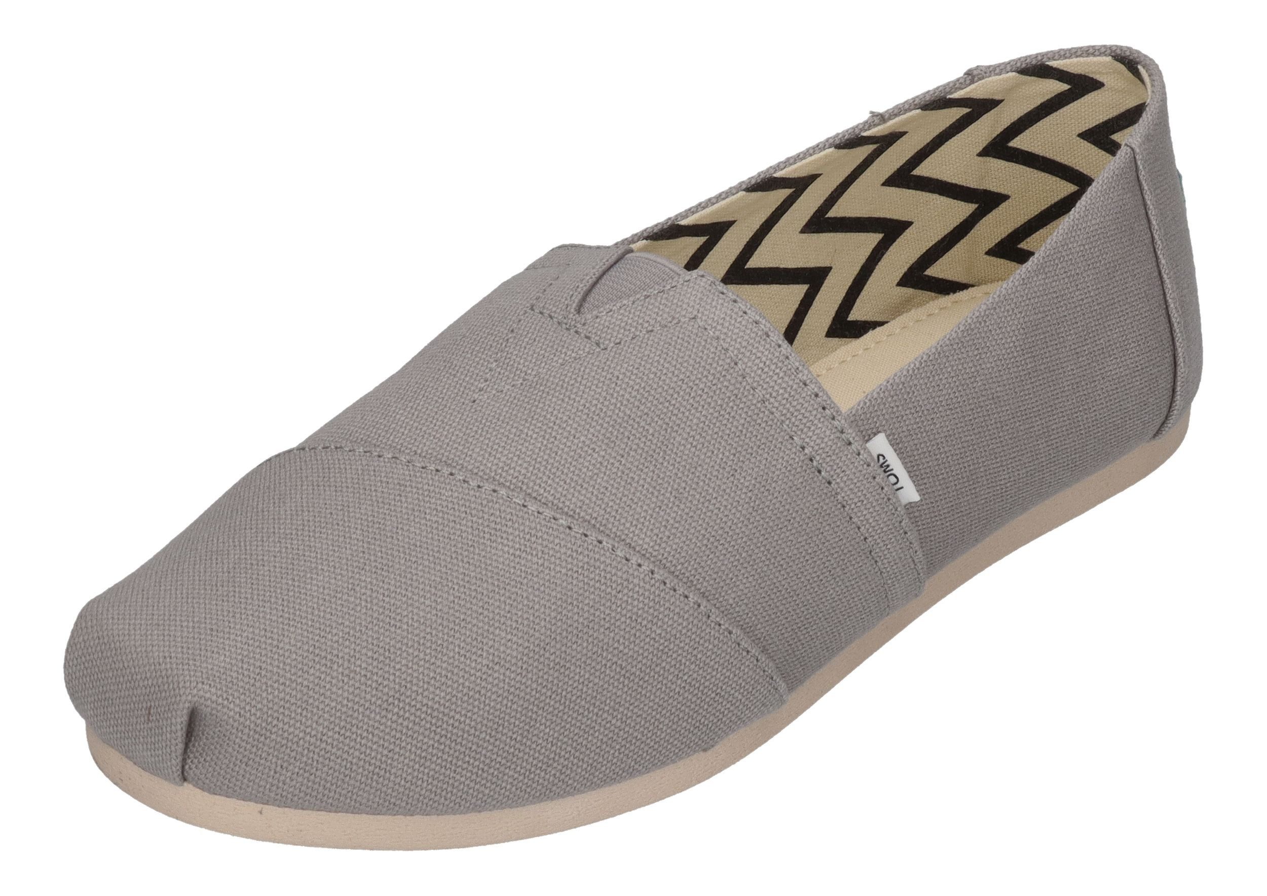 TOMS ALPARGATA WIDE Espadrille Drizzle Grey