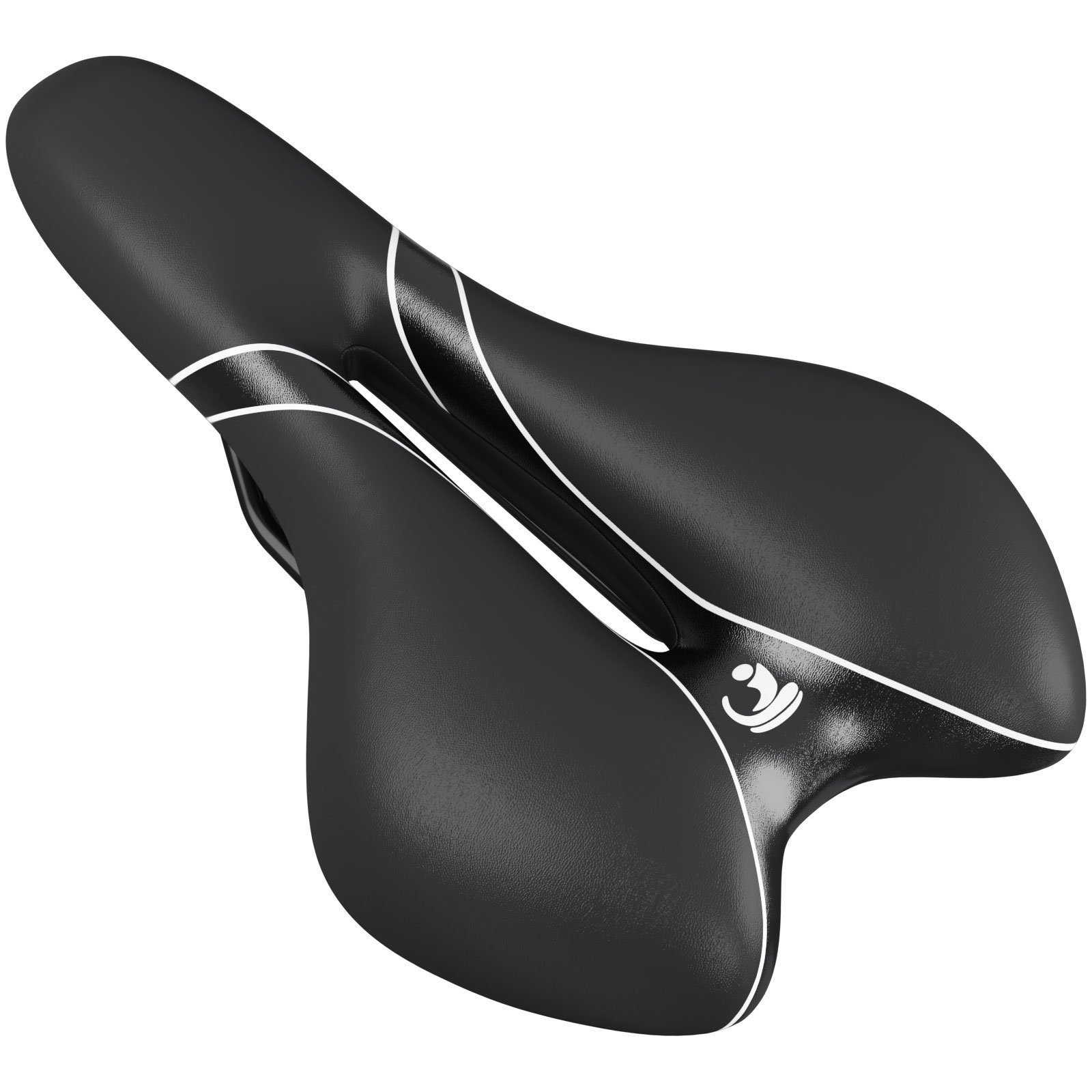 Fahrradsattel Sportsattel schwarz - Rennradsattel