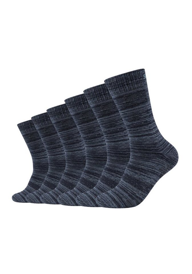 Skechers Socken (6-Paar) im praktischen 6er Pack, Dank hohem Baumwollanteil  äußerst angenehm zu tragen