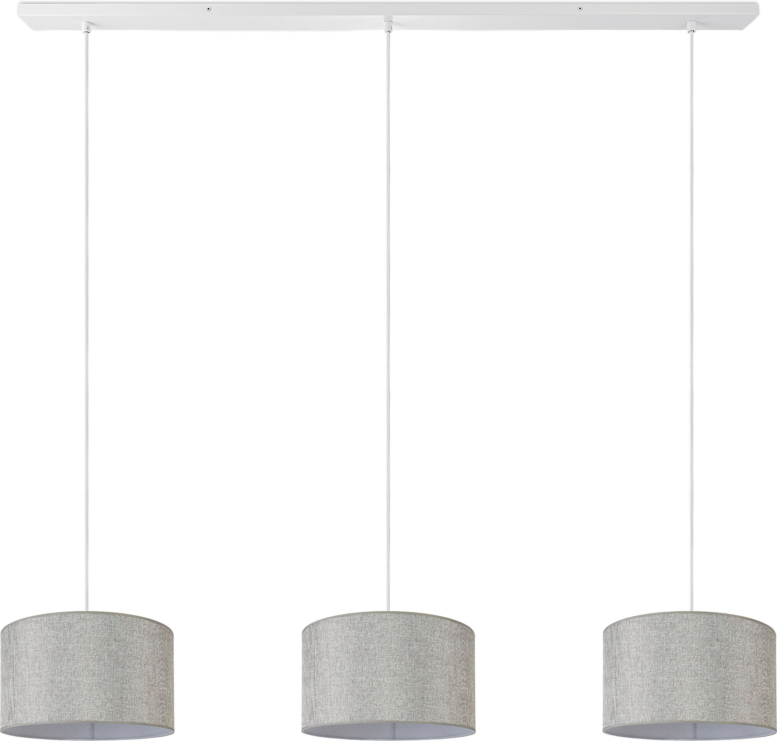 Paco Home Pendelleuchte HUGO CANVAS UNI günstig online kaufen