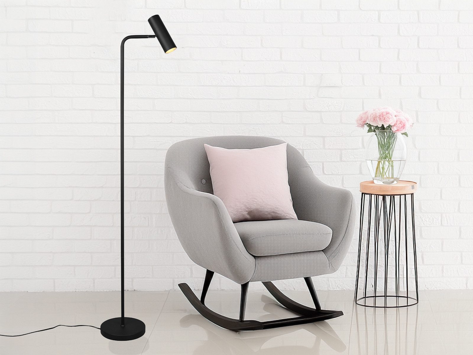 TRIO Leuchten LED Stehlampe, Dimmfunktion, LED wechselbar, Warmweiß, Lampen günstig online kaufen