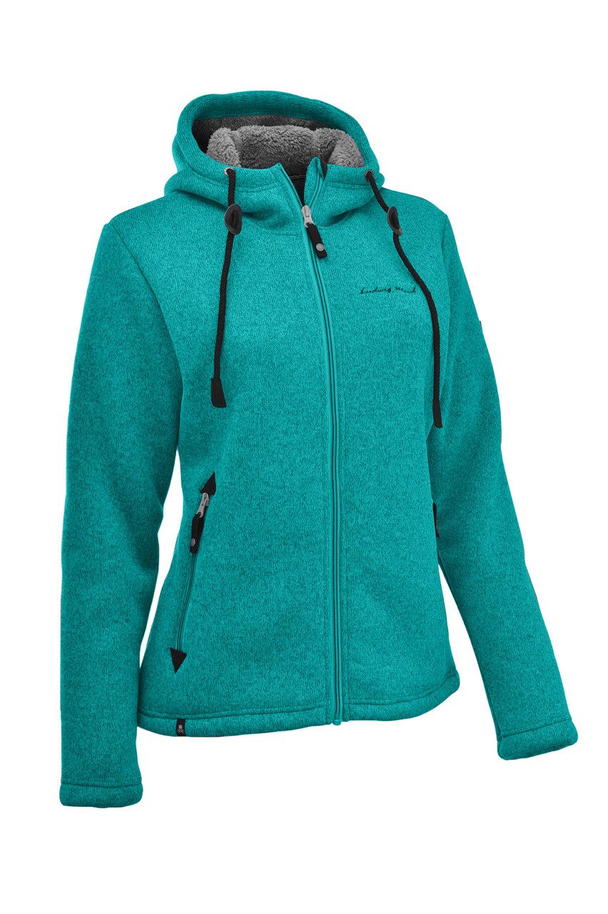 Maul Funktionsjacke Chieming - Strickfeecejacke+Ka GRUEN günstig online kaufen