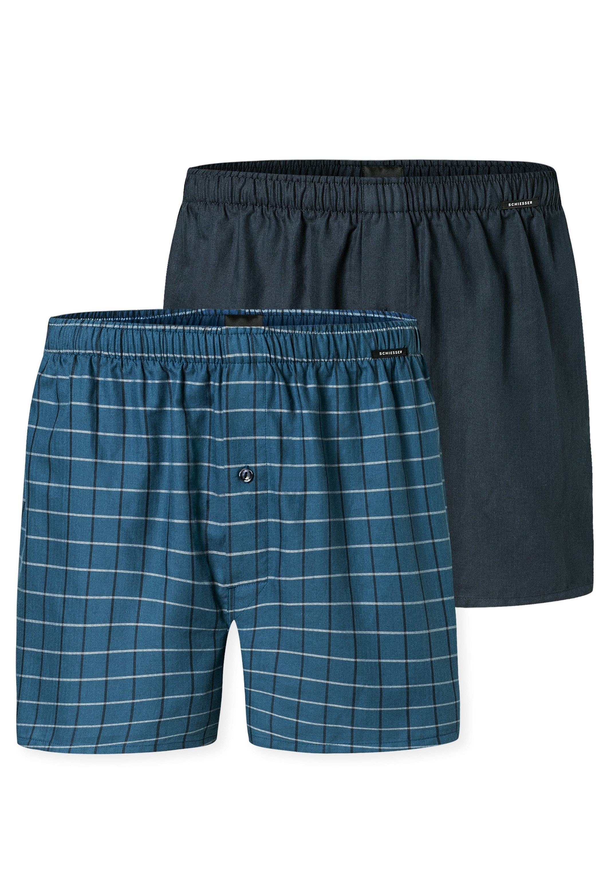 Schiesser Boxershorts 2er Pack Web (Spar-Set, günstig online kaufen