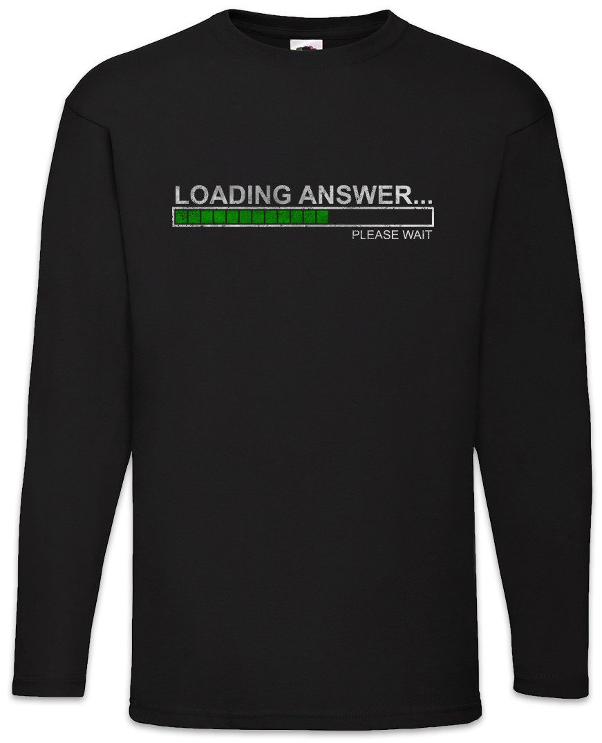 Langarmshirt Loading Answer Langarm T-Shirt Fun Binary Code Binär World