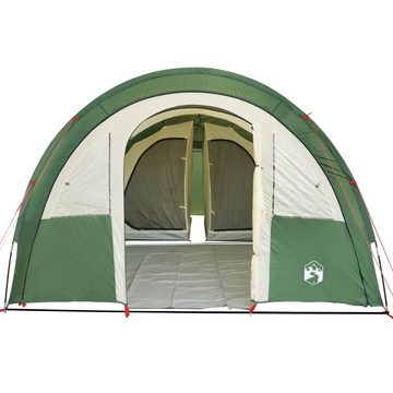 vidaXL Vorzelt Campingzelt 4 Personen Grün 405x170x106 cm 185T Taft
