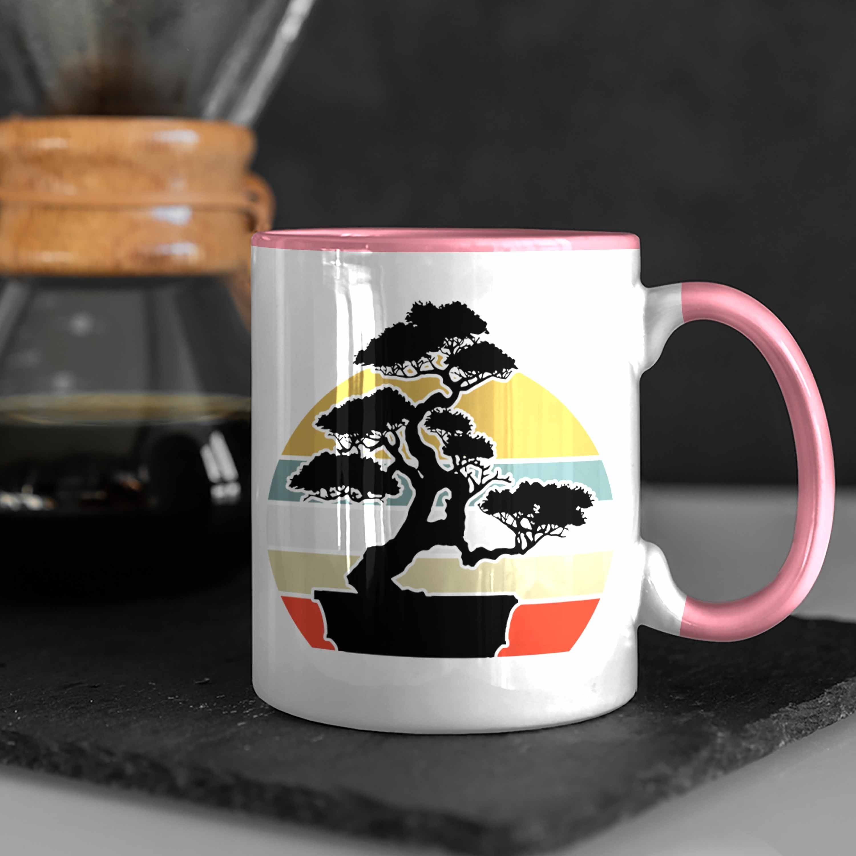 Tasse Rosa Tasse Bonsai Bonsai Trendation Baum Geschenk - Trendation