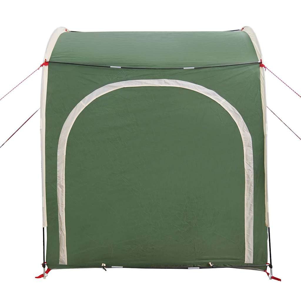 furnicato Bikerzelt Outdoor-Fahrradzelt 218x156x180 cm Grün mit Tragetasche, Windresistentes Fahrradlagerzelt, faltbar und wasserabweisend
