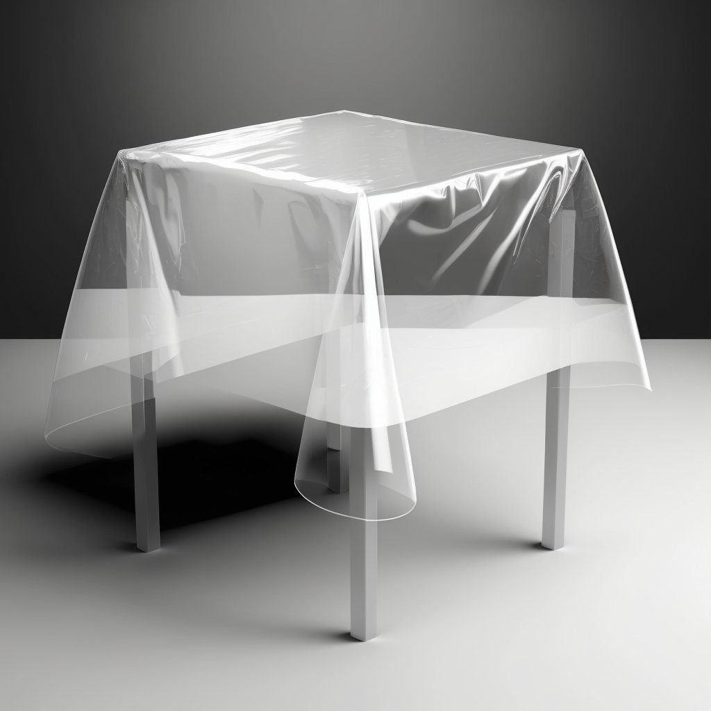 durchsichtig Tischdecke Schützen Tischschutz-Folie, Tisch Tischfolie Flecken - transparent Kratzern Tischdecke vor Wasserabweisend Sie Melody und Ihren