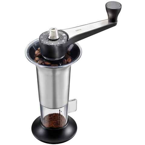 GEFU Kaffeemühle »LORENZO«, Kegelmahlwerk, mit 11 Mahlstufen, aus hochwertigem Edelstahl und Kunststoff